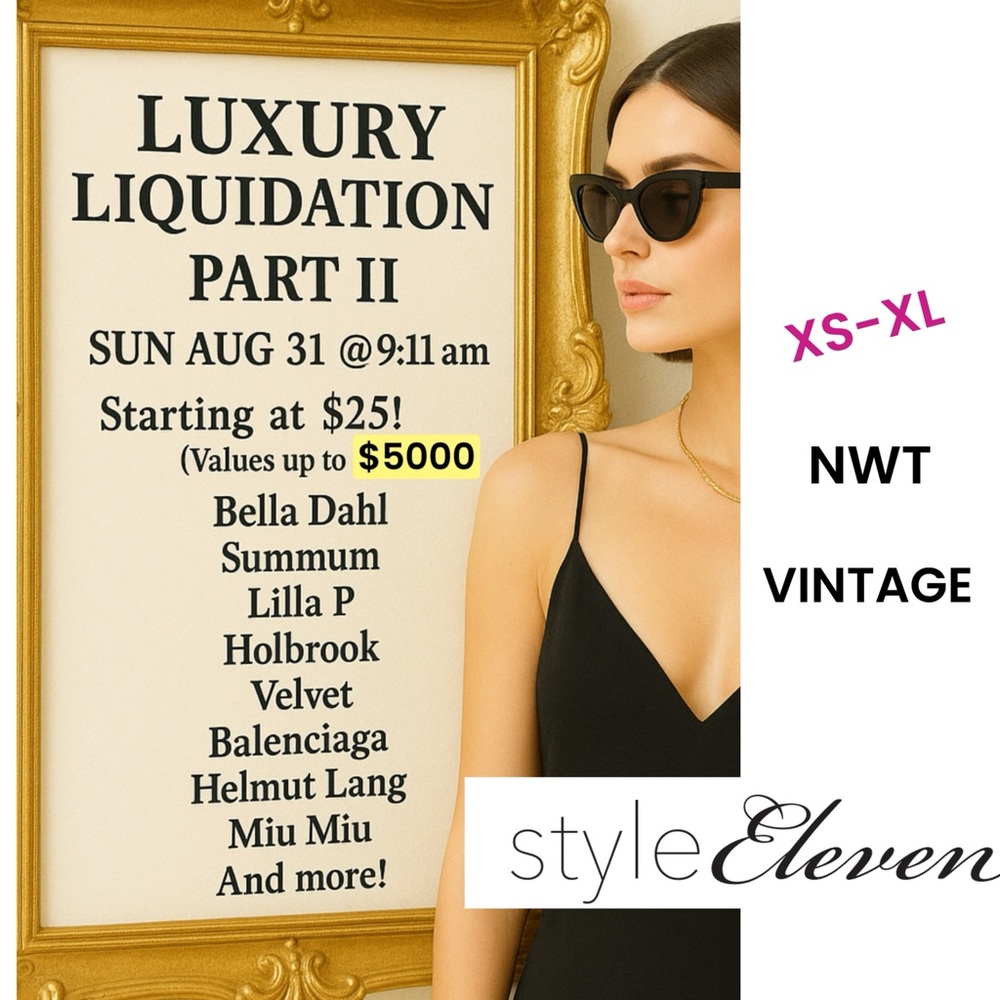 LUXURY LIQUIDATION PART II‼️ Aug 31 ⚠️  🚨 PROMOTION ALERT 🚨 💃🏿 - Picture 4 of 7